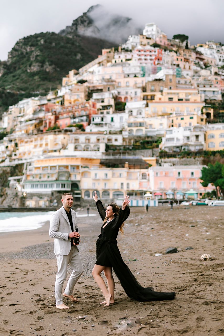 Amalfi coast, Positano elopement