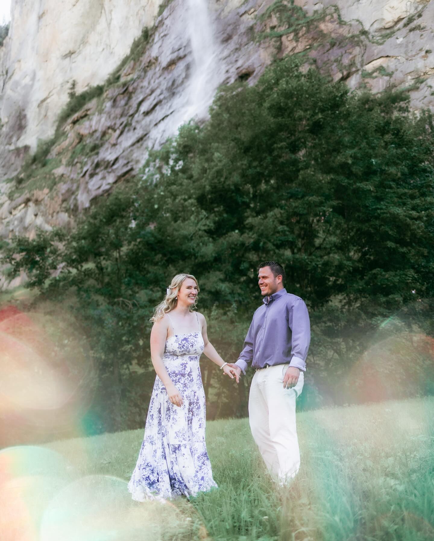 Lauterbrunnen elopement, engagement photographer