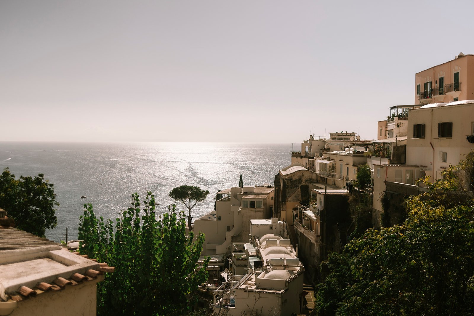 Positano elopement wedding , amalfi coast view