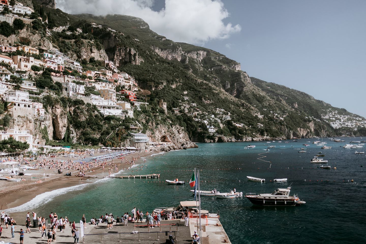 Bride and groom, elopement in Amalfi coast, luxury wedding