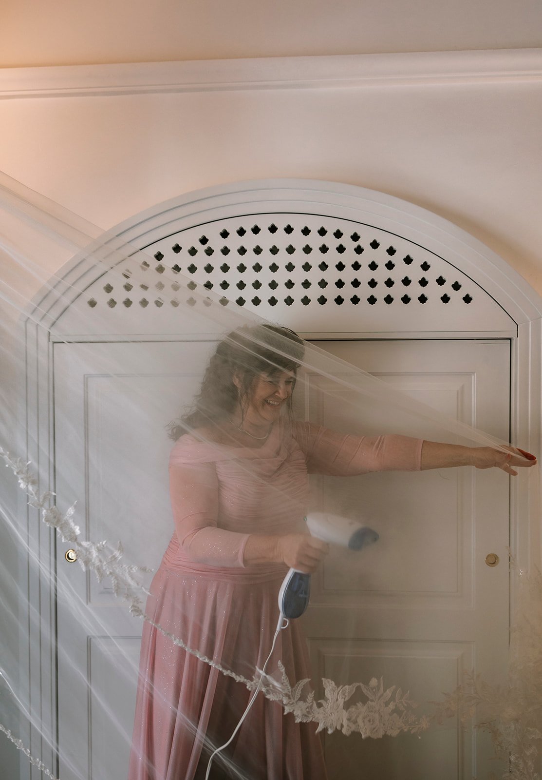 mother iron bridal dress