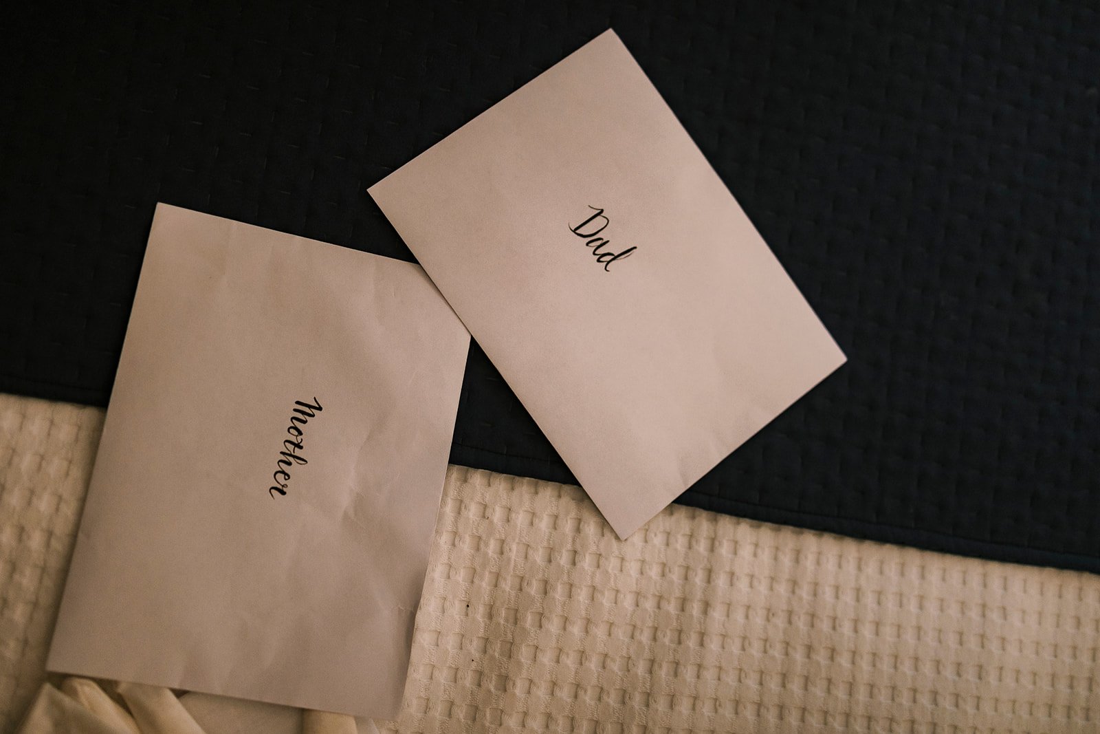 Letters wedding for mom and dad