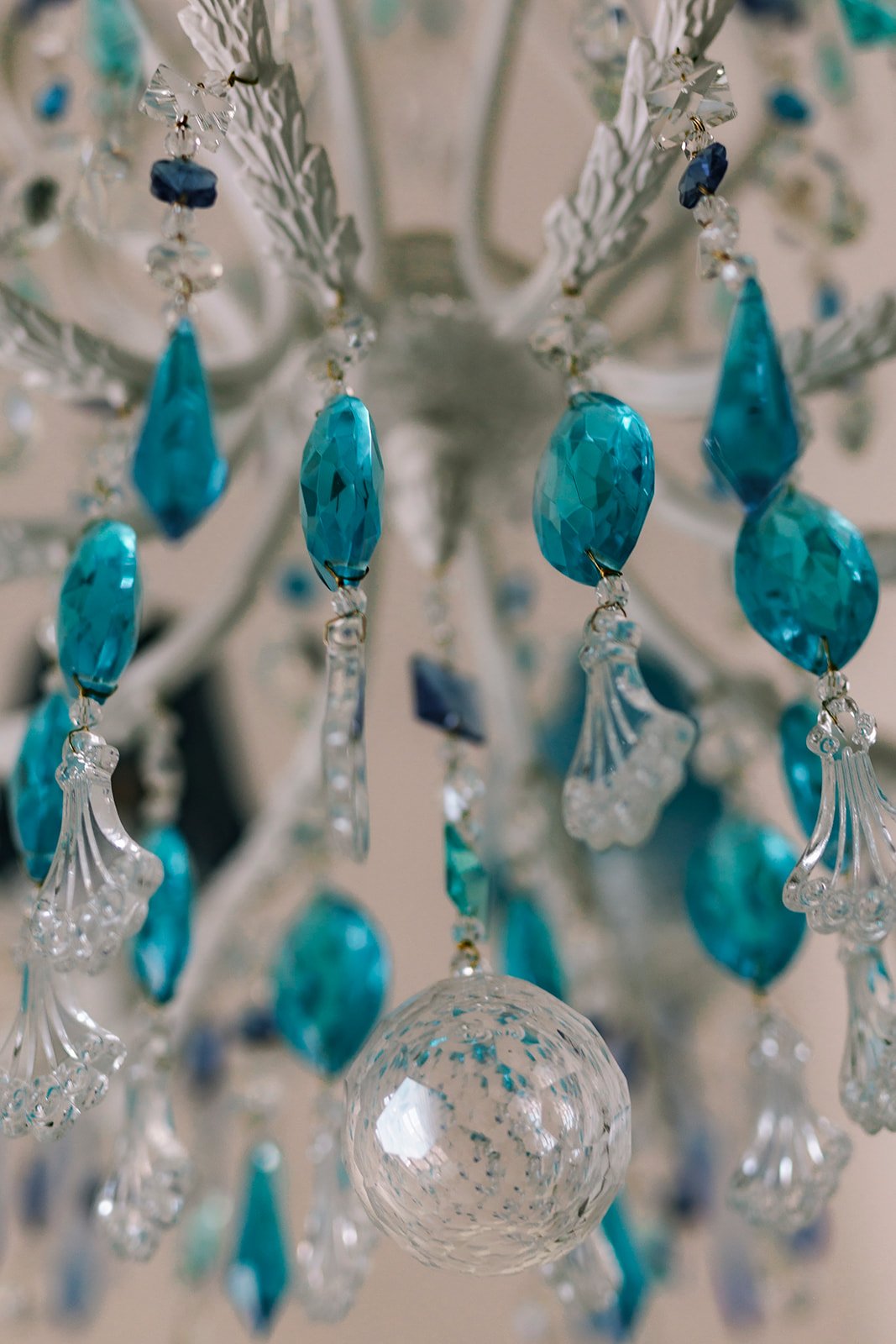 light blue lamp