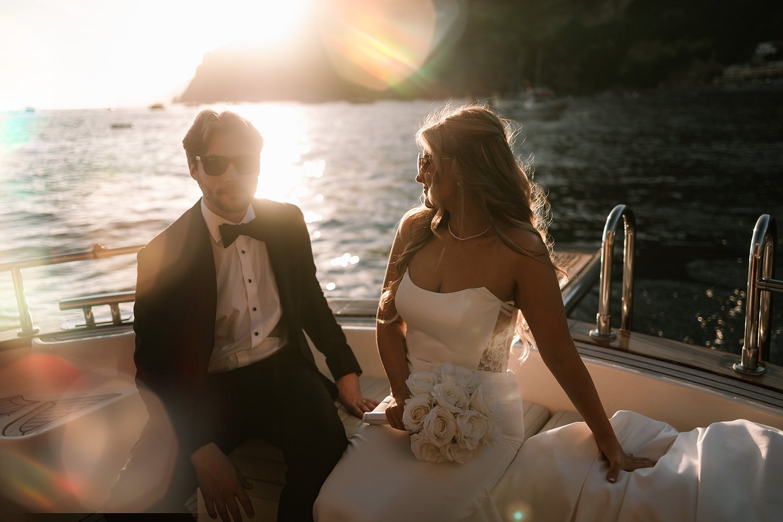 romantic photography in Positano wedding elopement