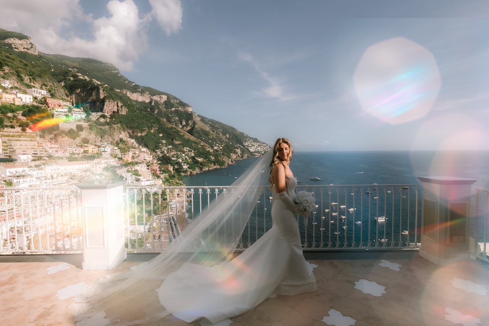 Bride ceremony in Positano Italy Photographer