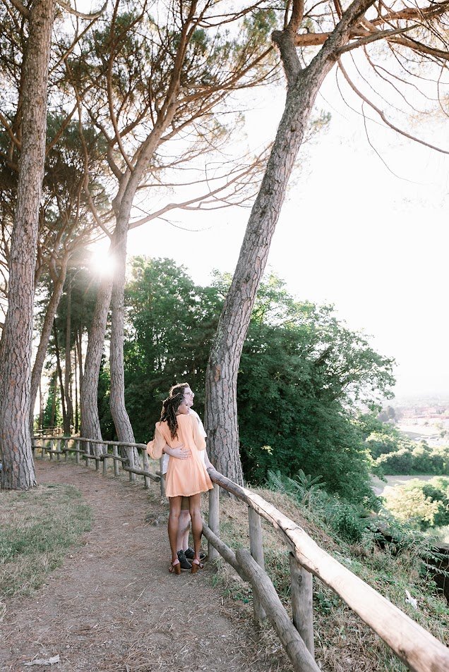 Tuscany engagement photographer