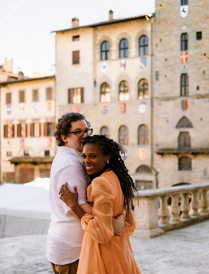 Tuscany engagement photographer