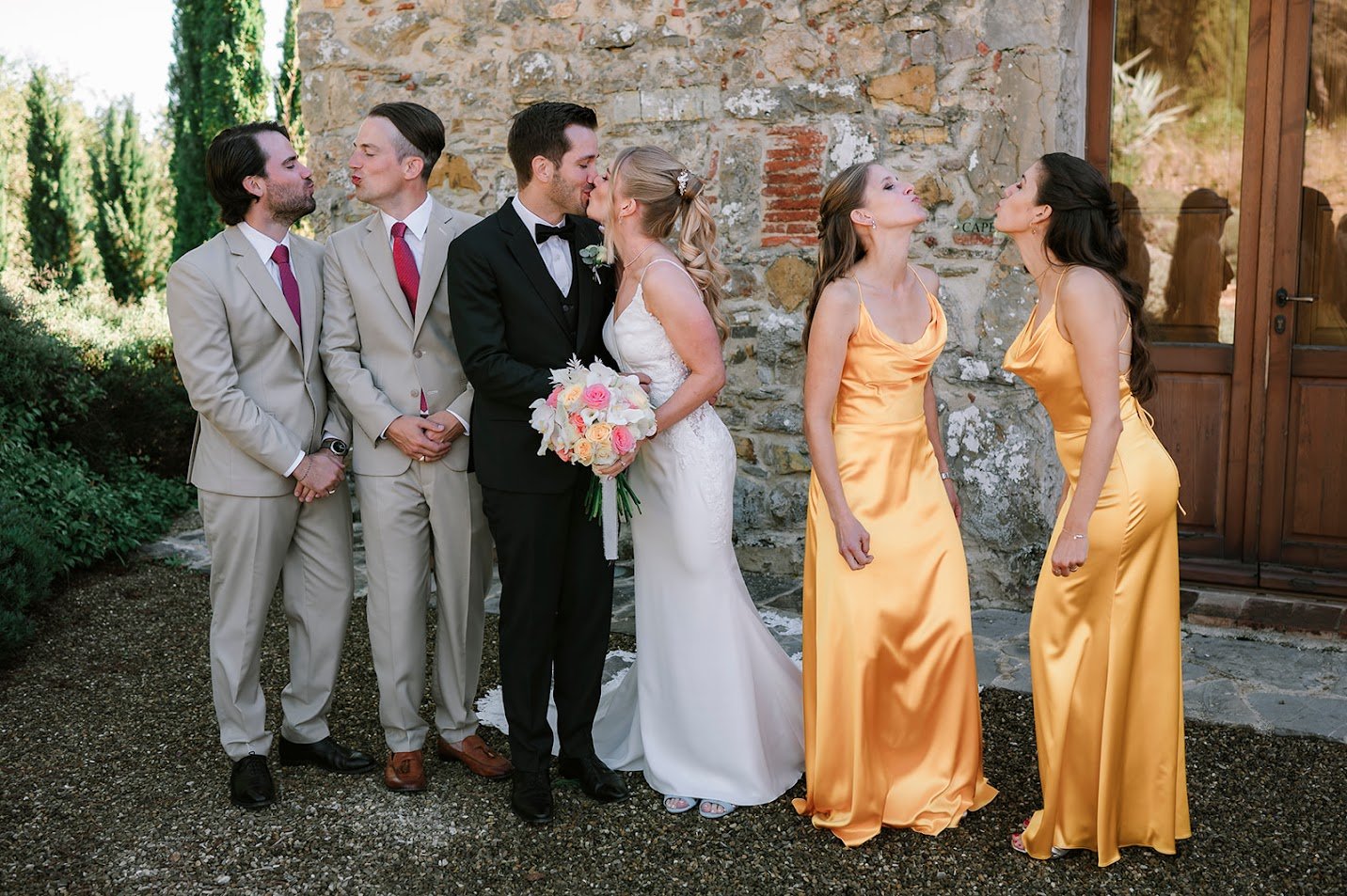 wedding photo Tuscany Italy