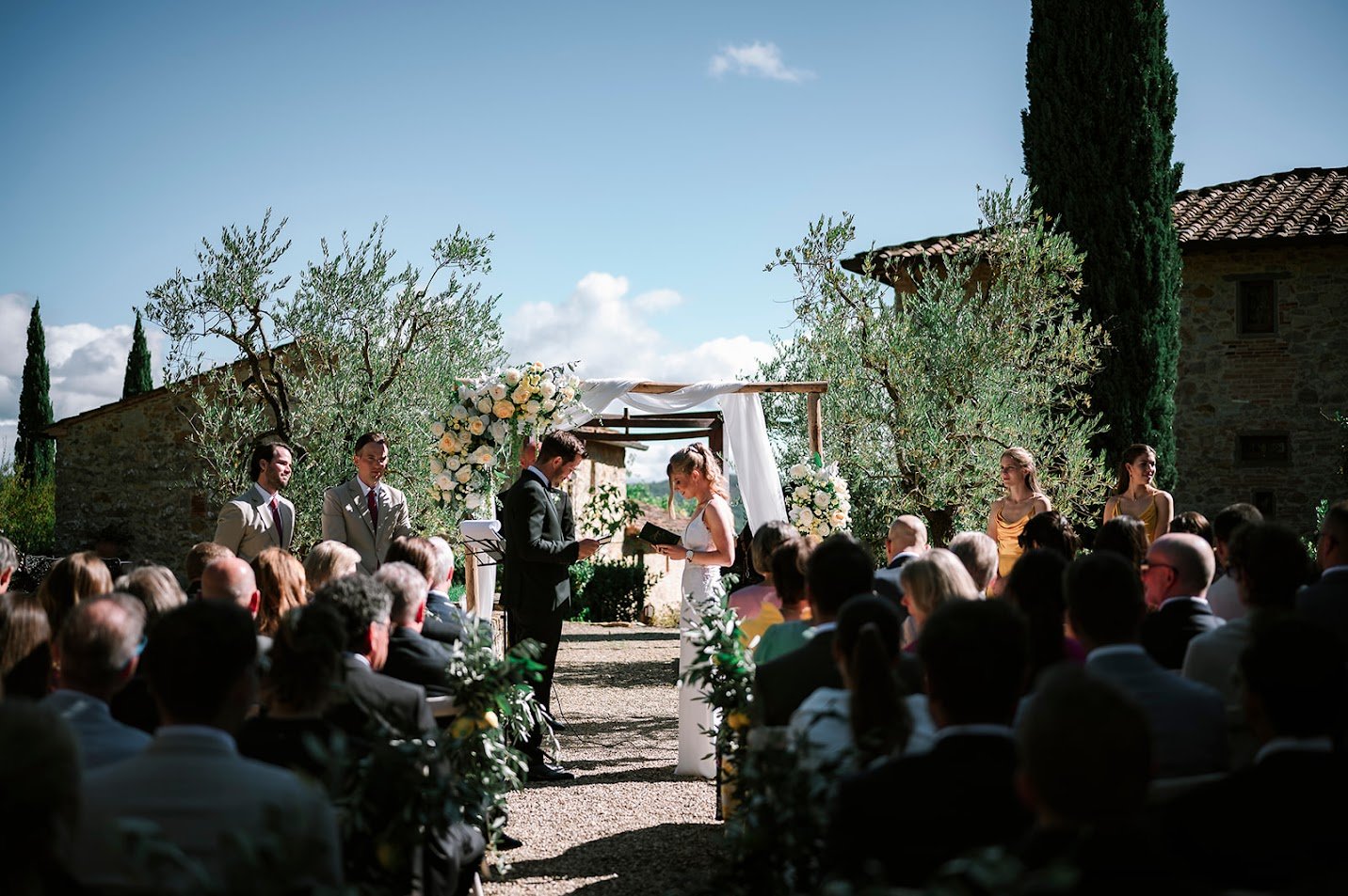wedding photo Tuscany Italy