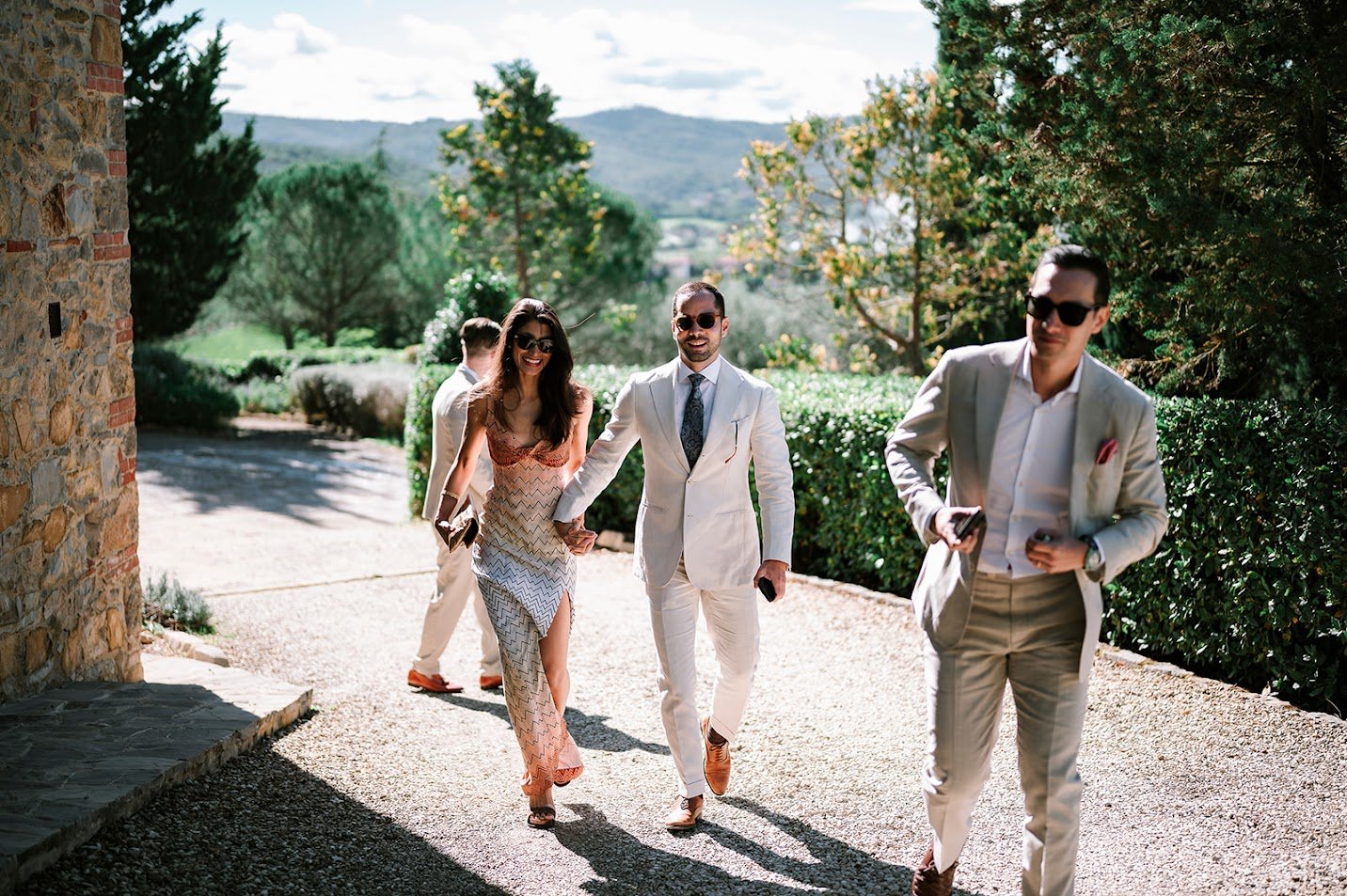 Tuscany wedding ceremony 
