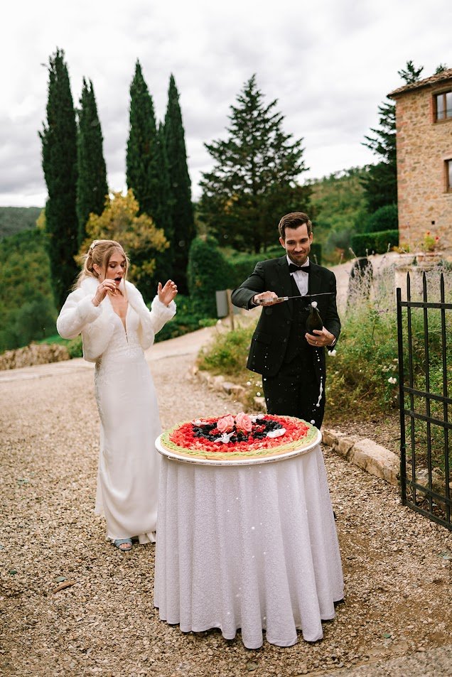 wedding photo Tuscany Italy