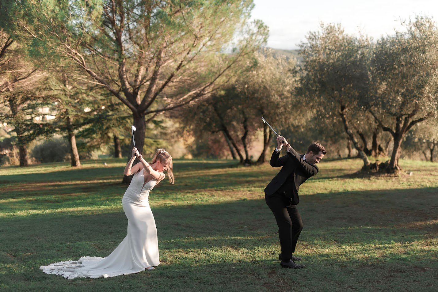 patricia lynch photography - wedding in Tuscany - golf wedding